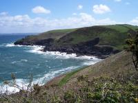 Les falaises entre Runglaz et la Plage de St Jean du Doigt