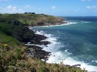 Les falaises entre Runglaz et la Plage de St Jean du Doigt