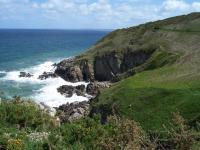 Les falaises entre Runglaz et la Plage de St Jean du Doigt