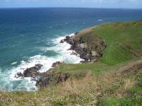 Les falaises entre Runglaz et la Plage de St Jean du Doigt