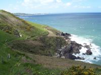 Les falaises entre Runglaz et la Plage de St Jean du Doigt