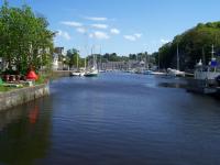 Arrivée à Morlaix par le port