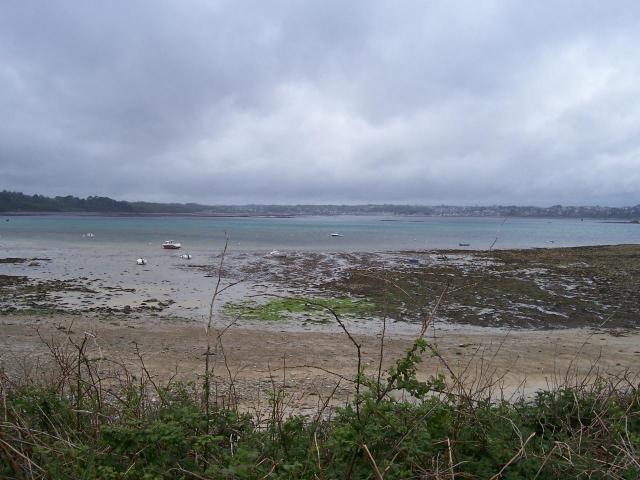 Perros Guirec en fond d'image