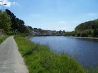 Chemin de halage à l'approche de Lannion