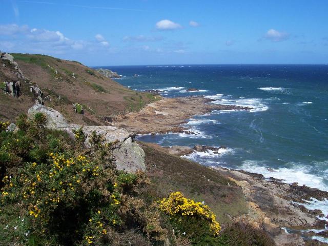 La côte bretonne depuis Beg an Fry