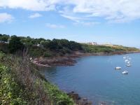 La Pointe du Grouin (entrée du Camping à gauche)