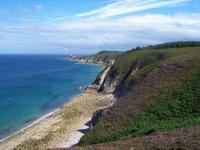 Les falaises de l'Anse des Sévignés et Fort La Latte